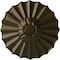 Ekena Millwork Shakuras Ceiling Medallion (Fits Canopies up to 1 3/8"), Hand-Painted Green Gold, 9"OD x 1 3/8"P CM09SHGGS - alternate 1